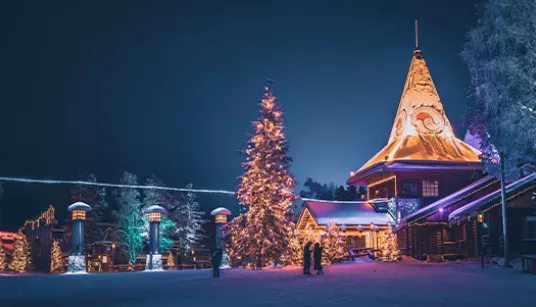 Nejslavnější vánoční vesnička v Rovaniemi