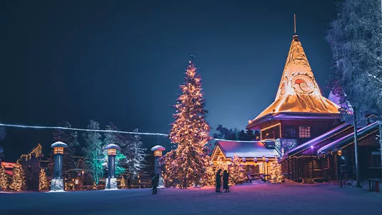 Nejslavnější vánoční vesnička v Rovaniemi